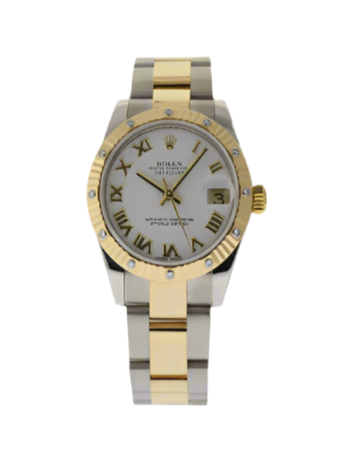 Rolex Datejust 31mm Steel & Gold Diamond Bezel MOP Dial 2021