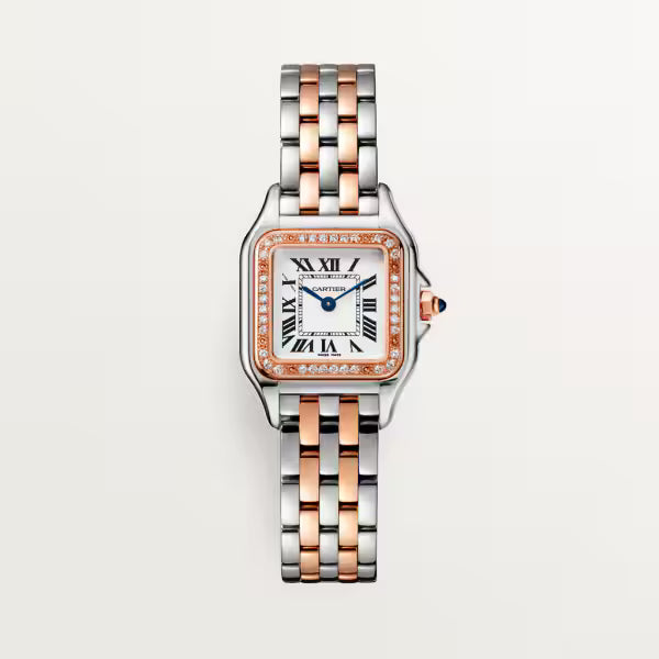 Cartier De Panthere Steel/RoseGold diamond Bezel Small Unworn 2024