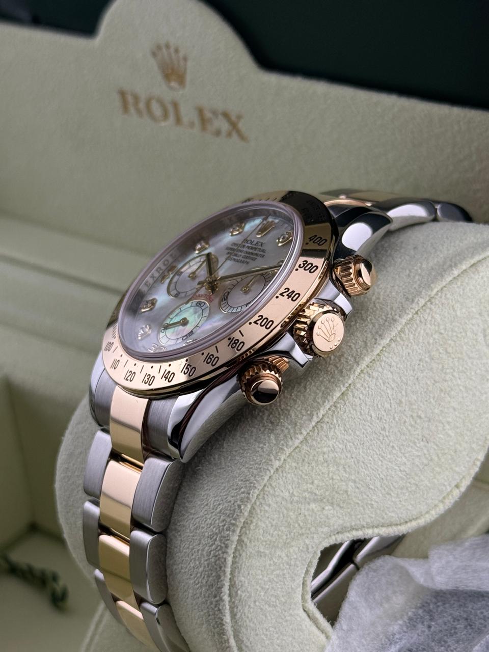 Rolex Cosmography Daytona Steel & YGold Mother of Pearl 2009