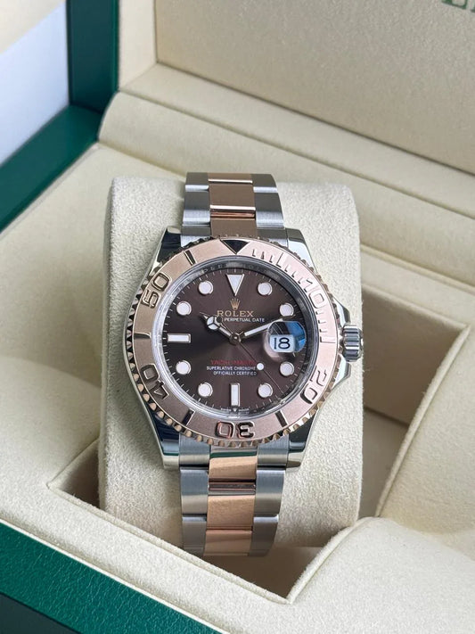 Rolex Yacht-Master 40mm Steel & RoseGold Chocolate Dial 2023 - HOURLY