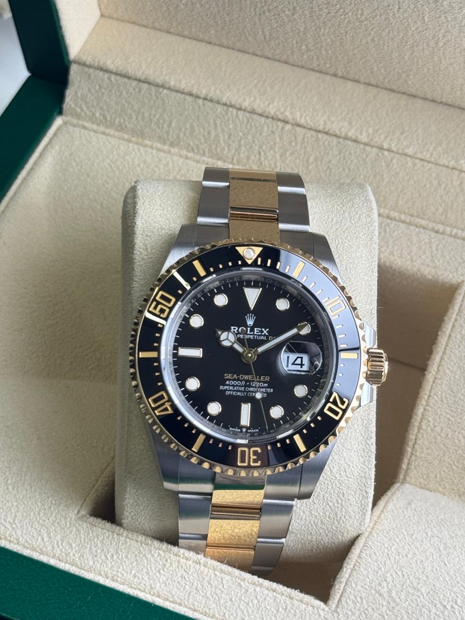 Rolex Sky-Dweller 42mm Steel & YellowGold Black Dial Oyster 2023