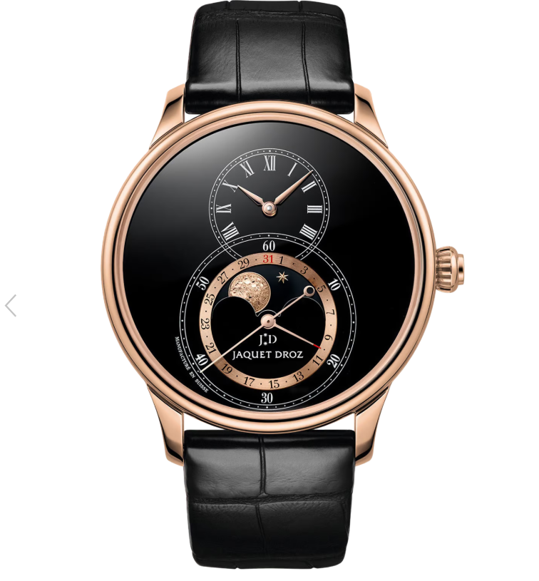 Jaquet Droz grand second moon black enamel 2025