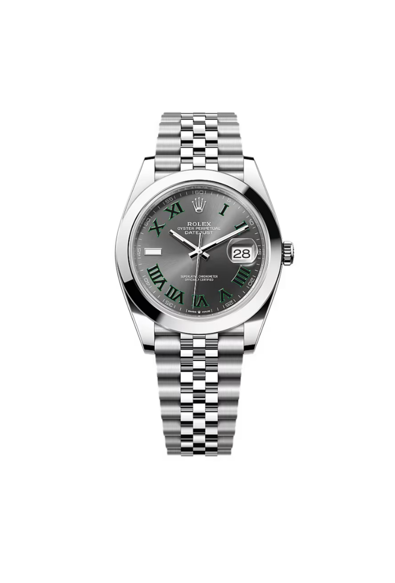 Rolex Datejust 41mm Wimbledon Stainless Steel Jubilee 2018