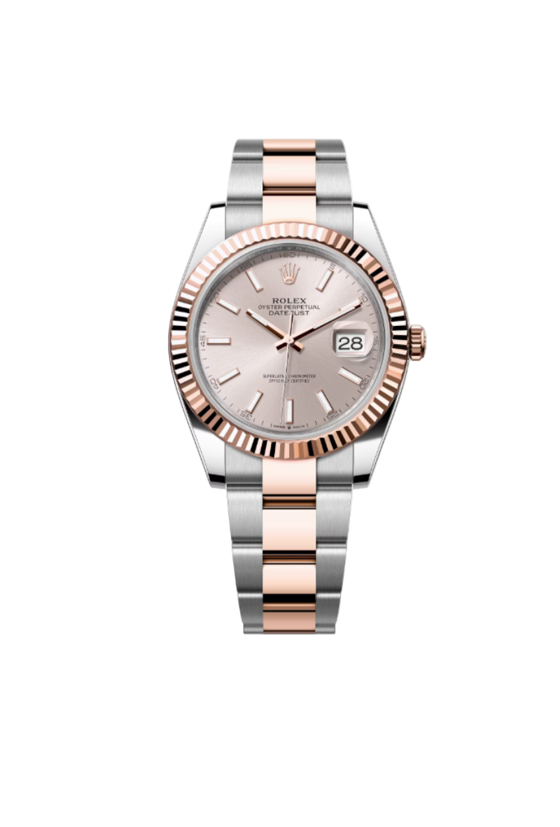 Rolex Datejust 41mm Steel & RoseGold Oyster Sundust Dial 2025