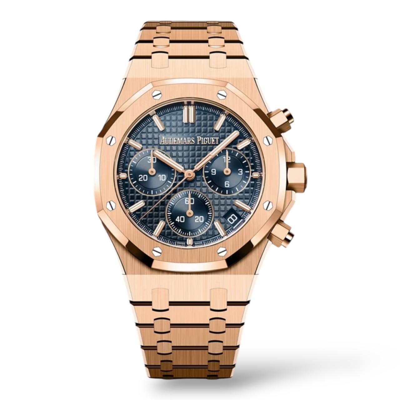 Audemars Piguet Royal Oak 41mm RoseGold Blue Dial 2024