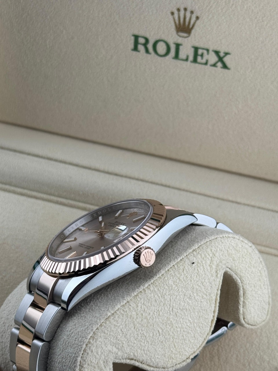 Rolex Datejust 41mm Steel & RoseGold Oyster Sundust Dial 2024