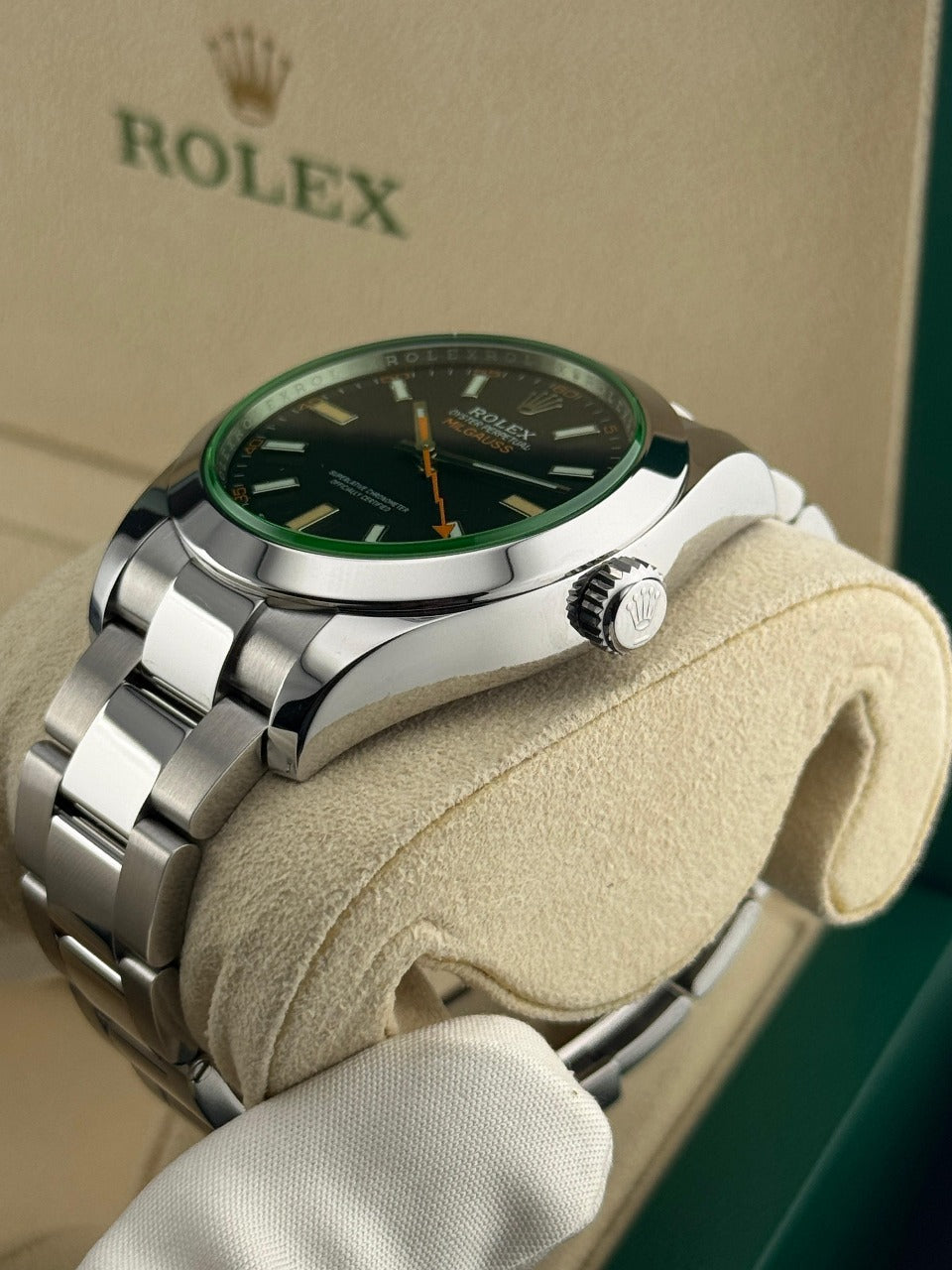 Rolex Milgauss 40mm Stainless Steel black Dial Discontinued 2023