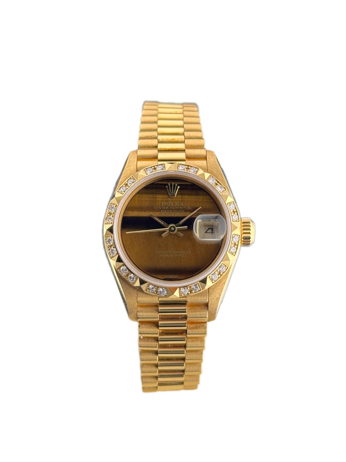 Rolex Datejust 26mm Diamond Bezel Tiger-eye presidential 1992