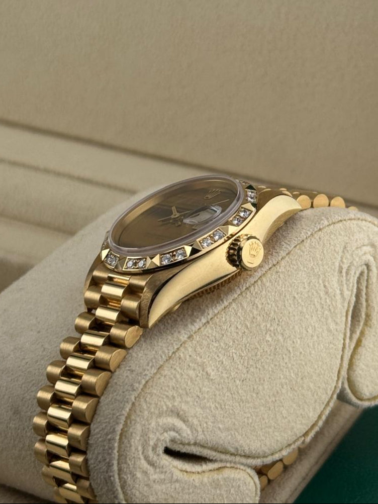 Rolex Datejust 26mm Diamond Bezel Tiger-eye presidential 1992