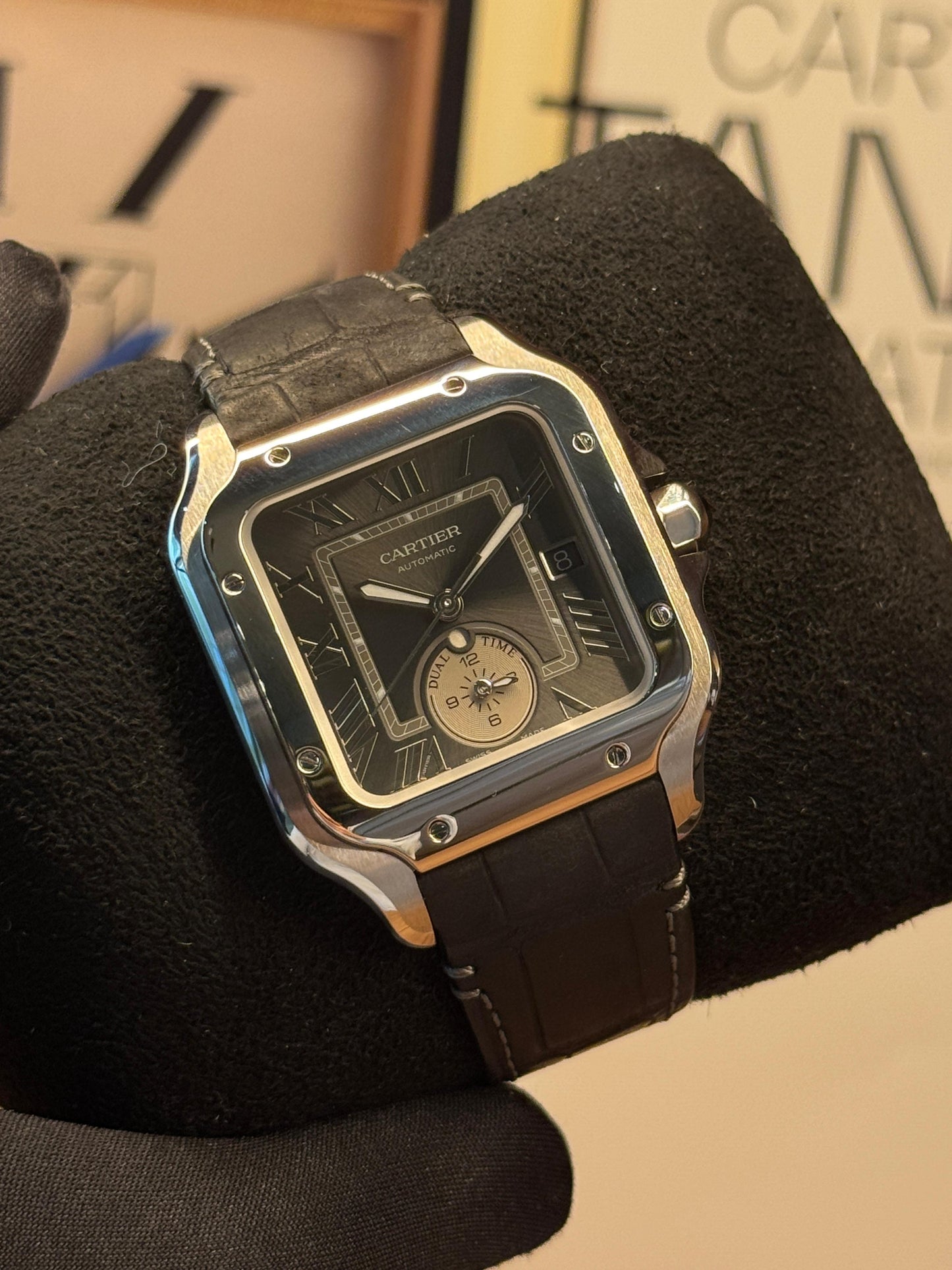 Cartier de Santos Dual Time Large Model 2025