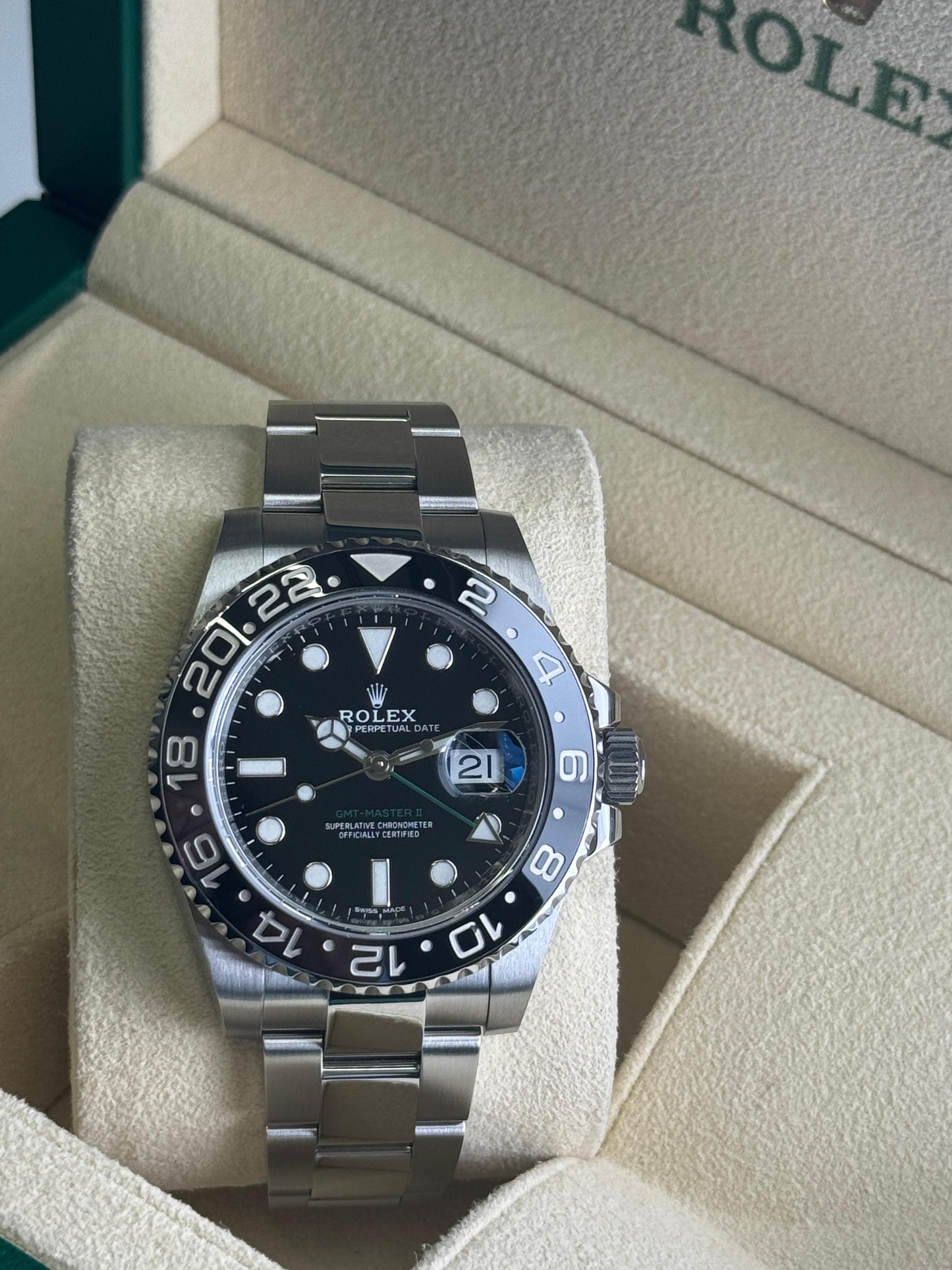 Rolex GMT-Master II 40mm Black Bezel 2019