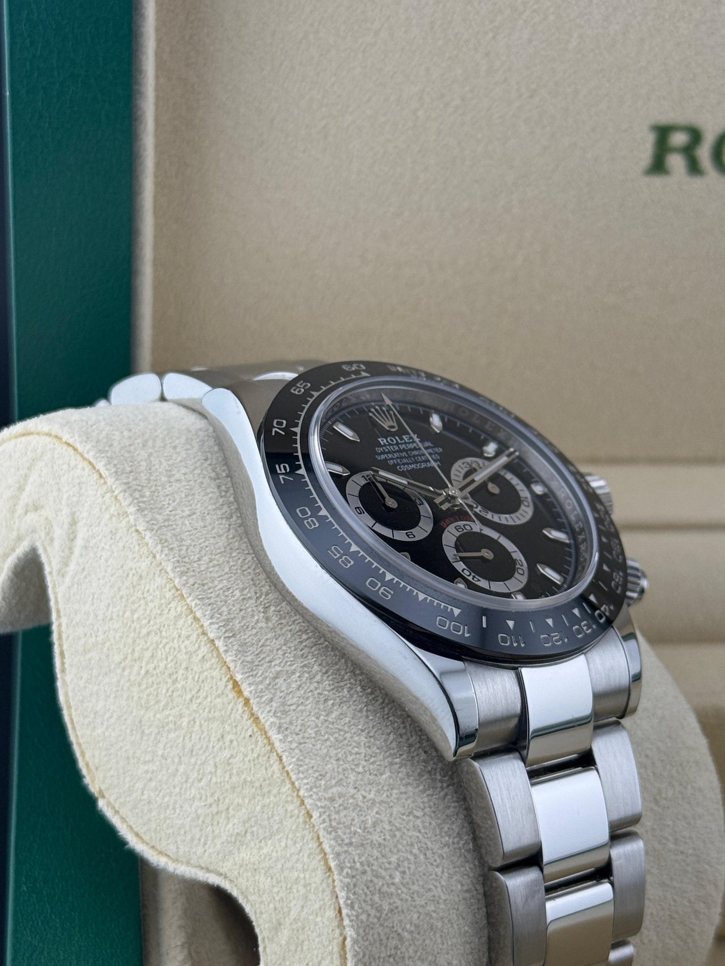 Rolex Cosmograph Daytona 40 mm Stainless steel Black Dial 2022