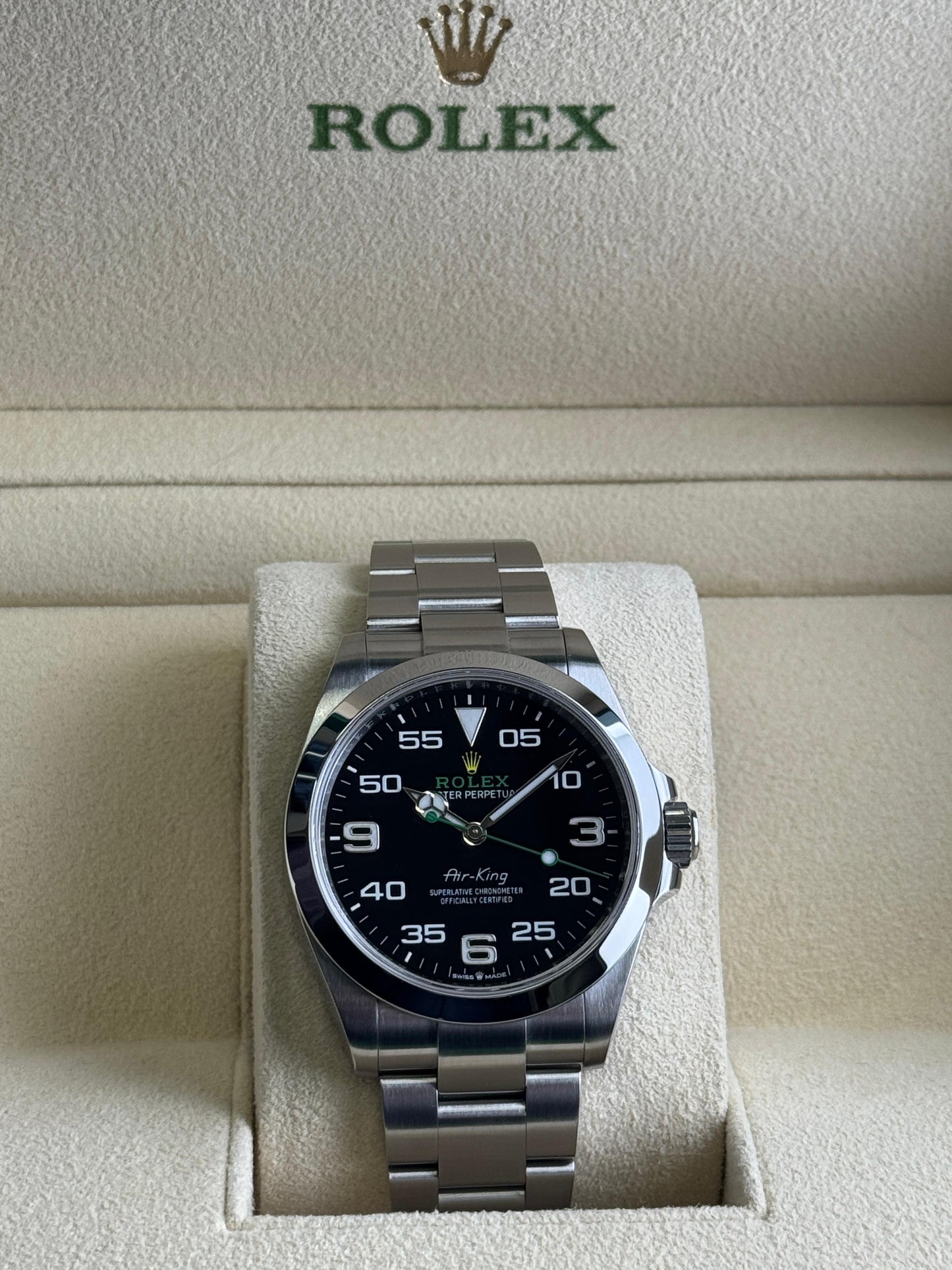 Rolex Air-King 40mm Oystersteel black Dial 2023