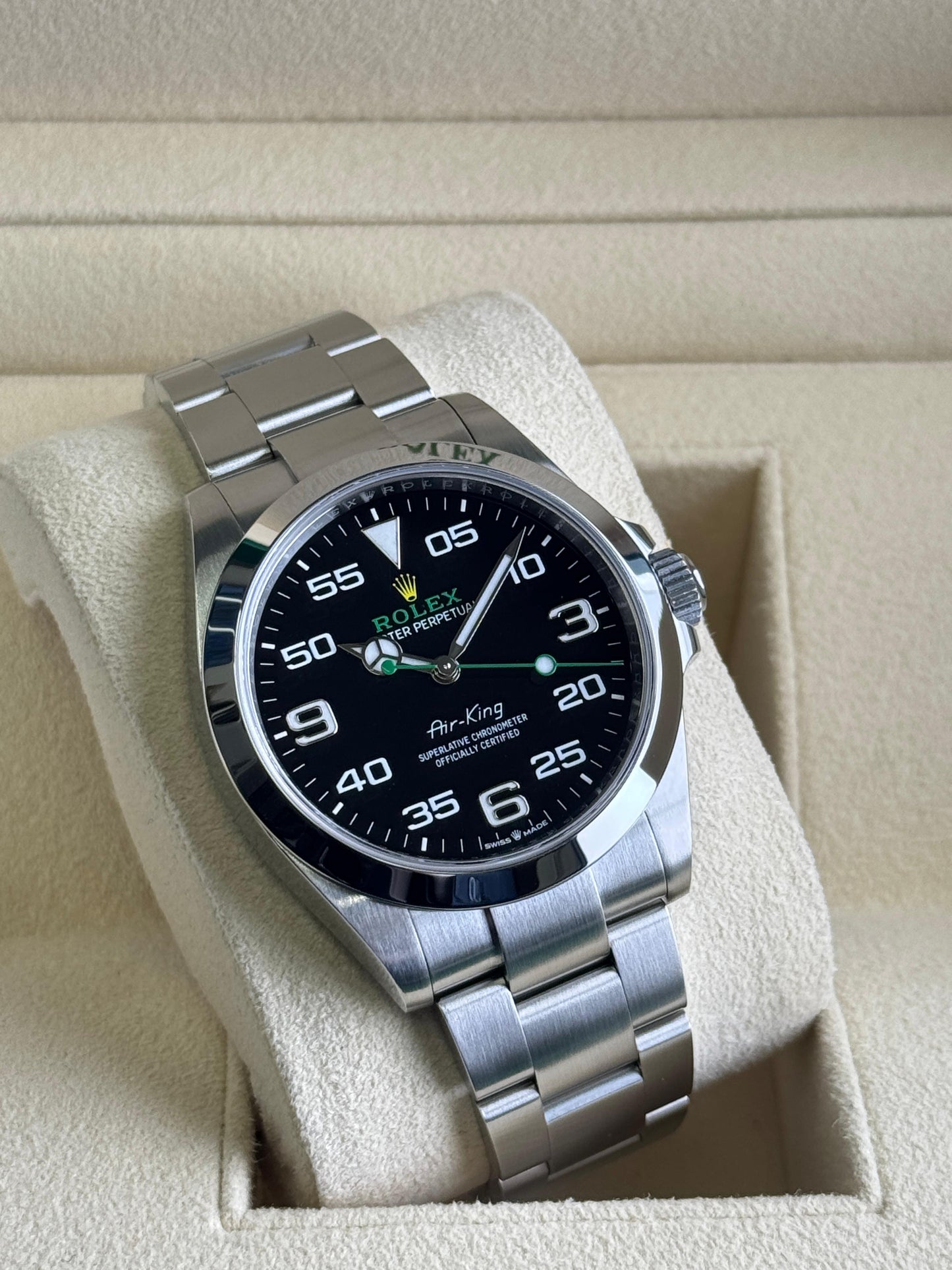 Rolex Air-King 40mm Oystersteel black Dial 2023