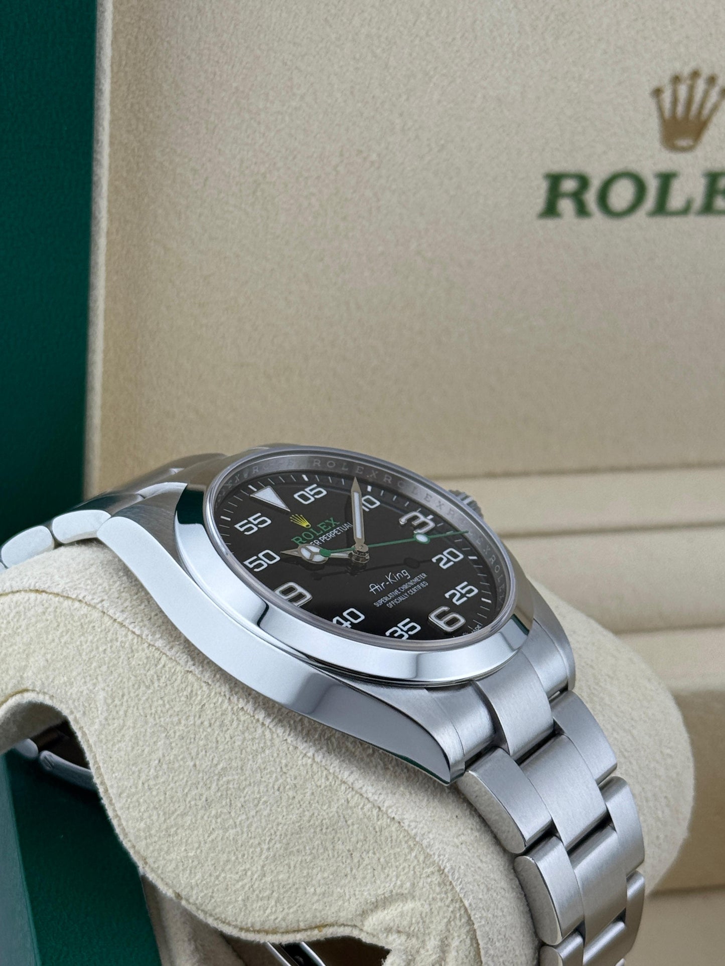 Rolex Air-King 40mm Oystersteel black Dial 2023