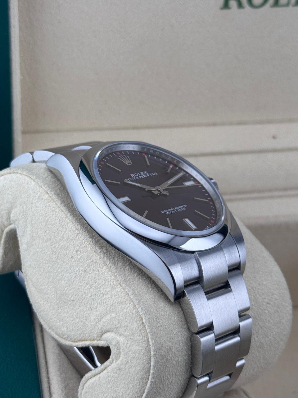Rolex Oyster Perpetual 39mm Purple dial 2019