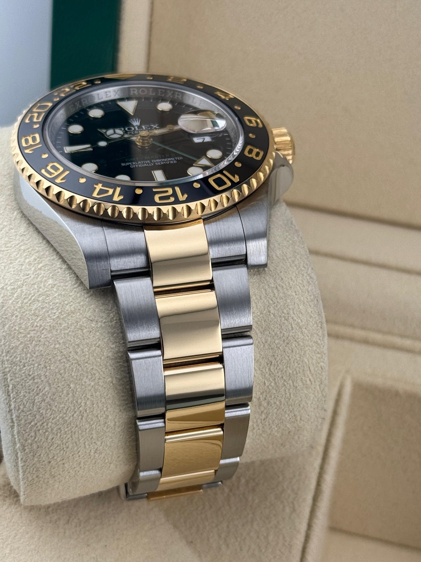 Rolex GMT-Master II 40mm Steel & Gold Black Dial