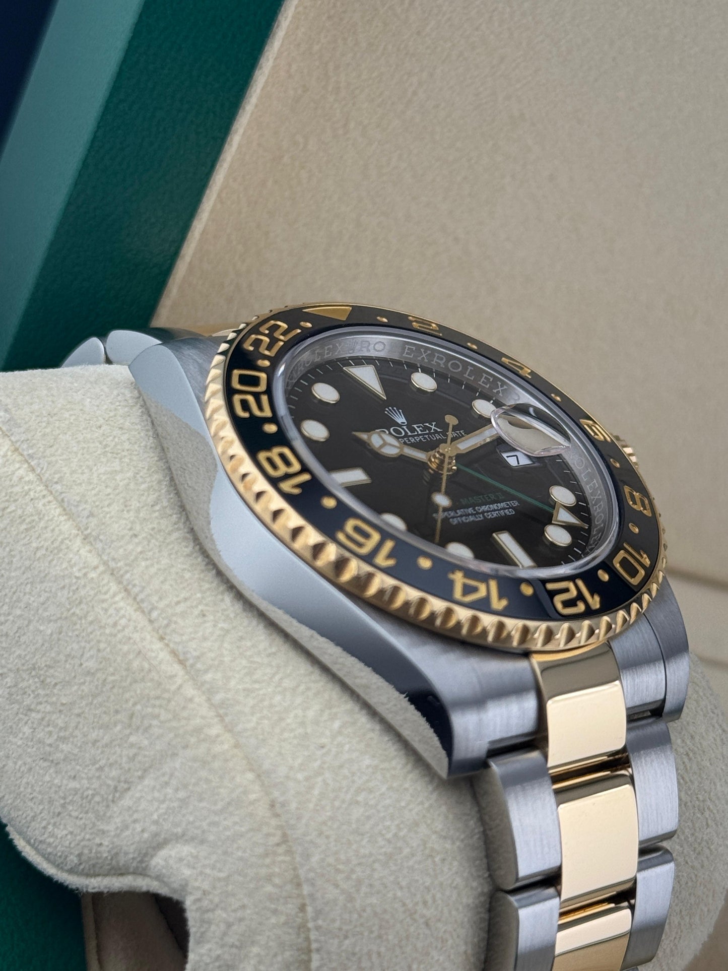 Rolex GMT-Master II 40mm Steel & Gold Black Dial