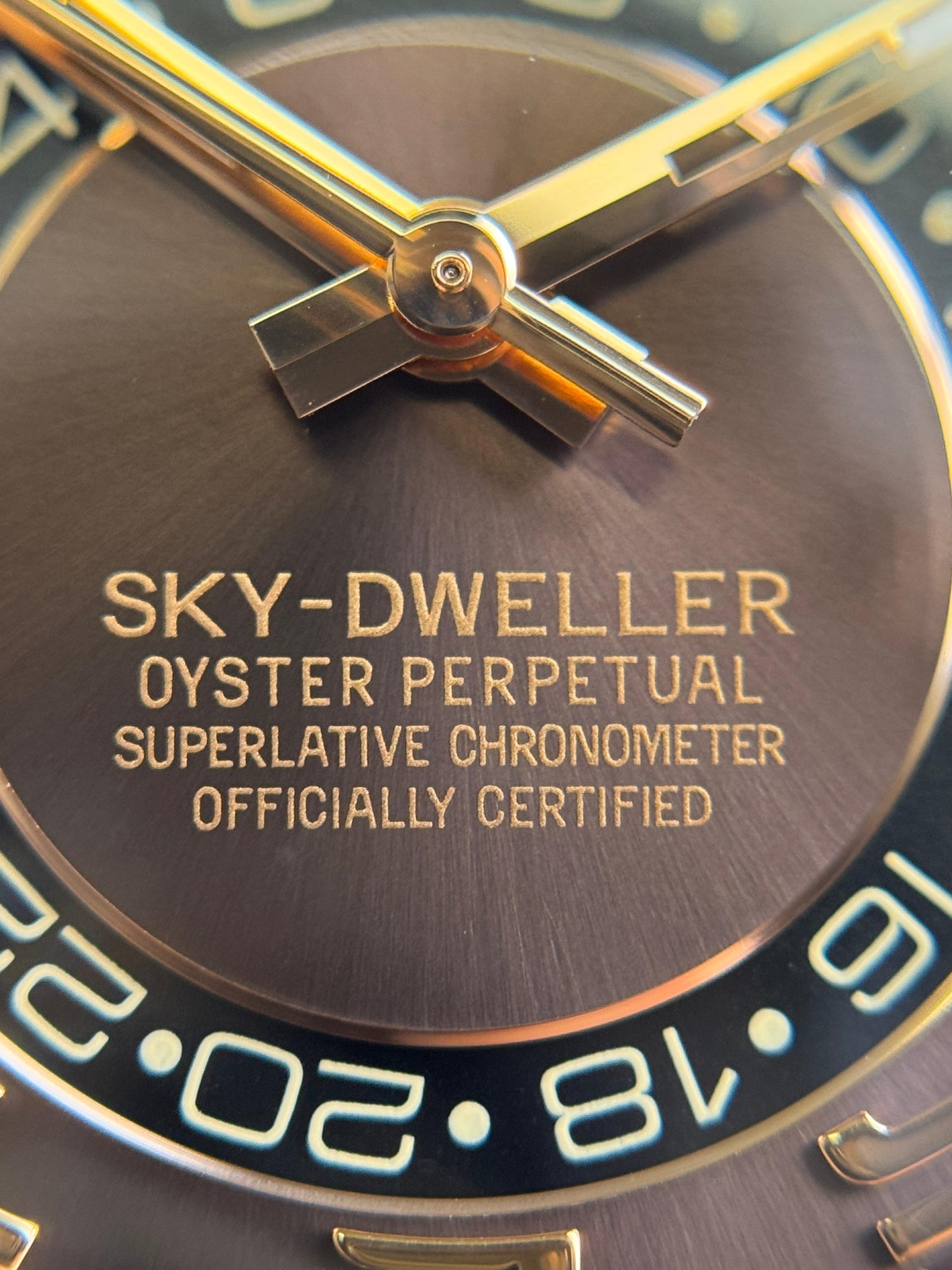 Rolex Sky-Dweller 42mm RoseGold discontinued Chocolate Dial 2020