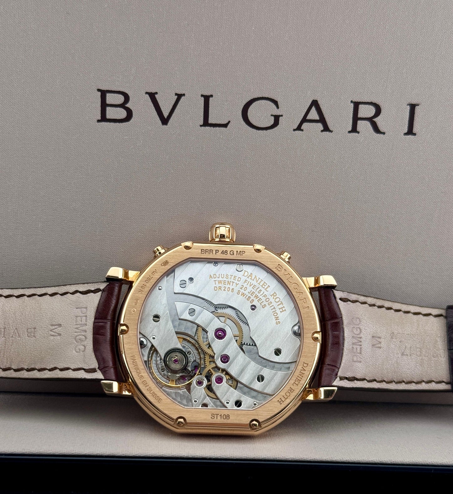 Bvlgari Daniel Roth Petite Seconds 44mm RoseGold 2015