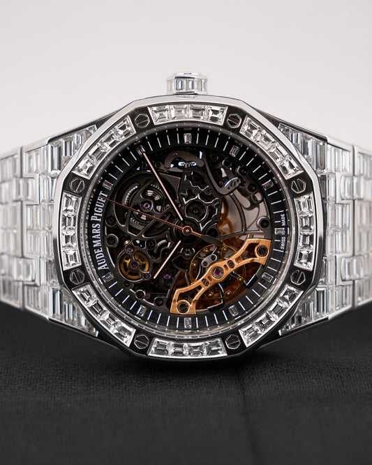 Audemars Piguet Royal Oak Double Balance Wheel Openworked – Custom Diamond Edition