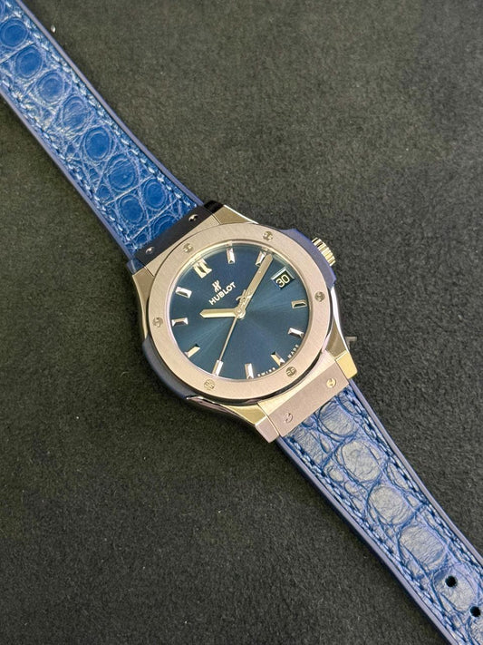 Hublot classic fusion 33mm Blue dial 2024 - HOURLY