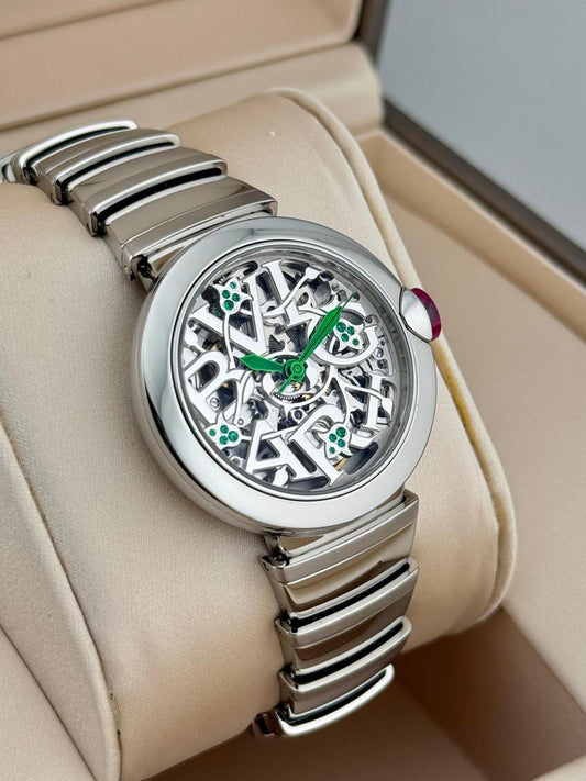 Bvlgari Lvcea Skeleton 33Mm Stainless Steel 2025 - HOURLY