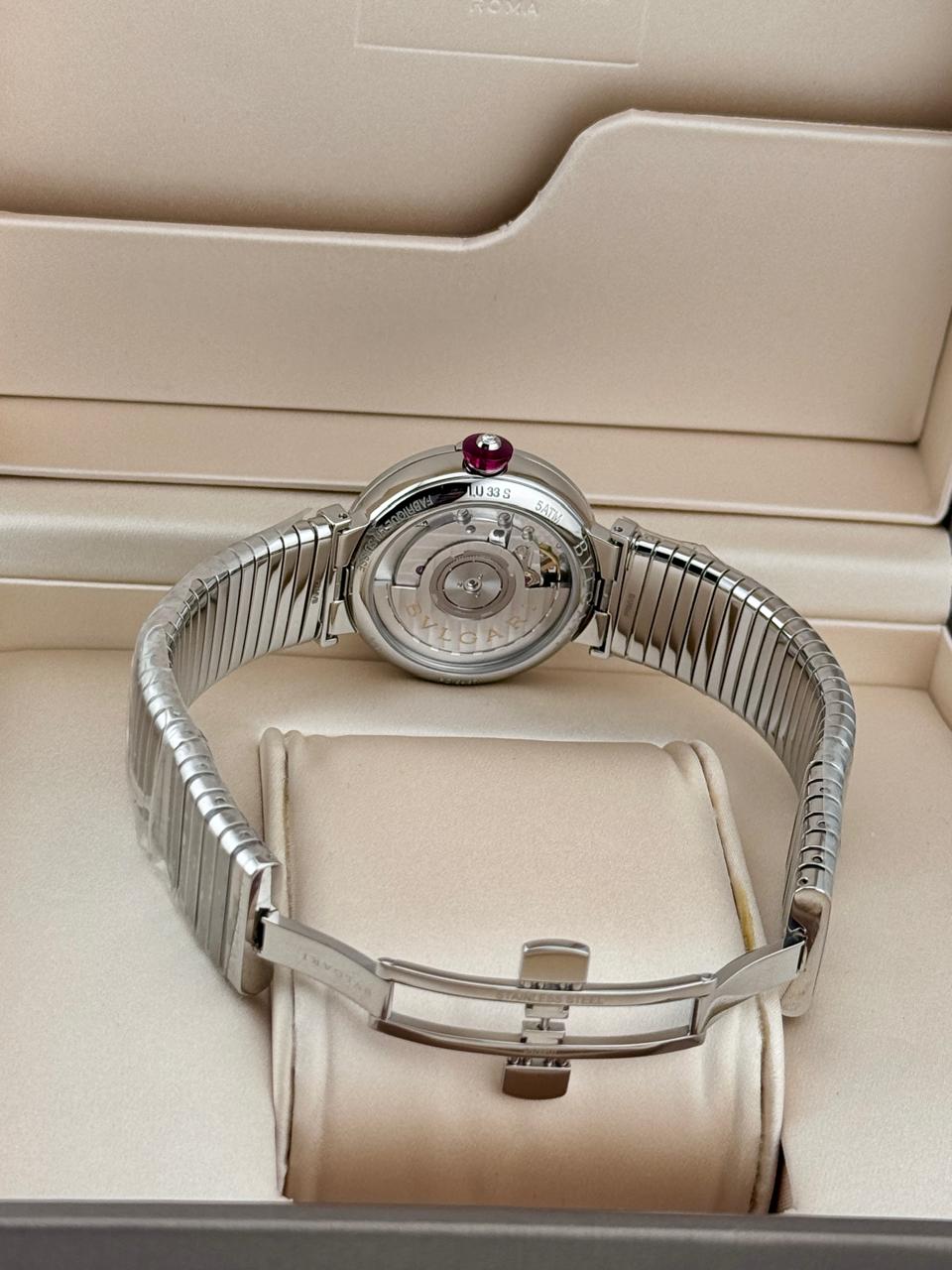 Bvlgari Lvcea Tubogas 33mm Black Dial