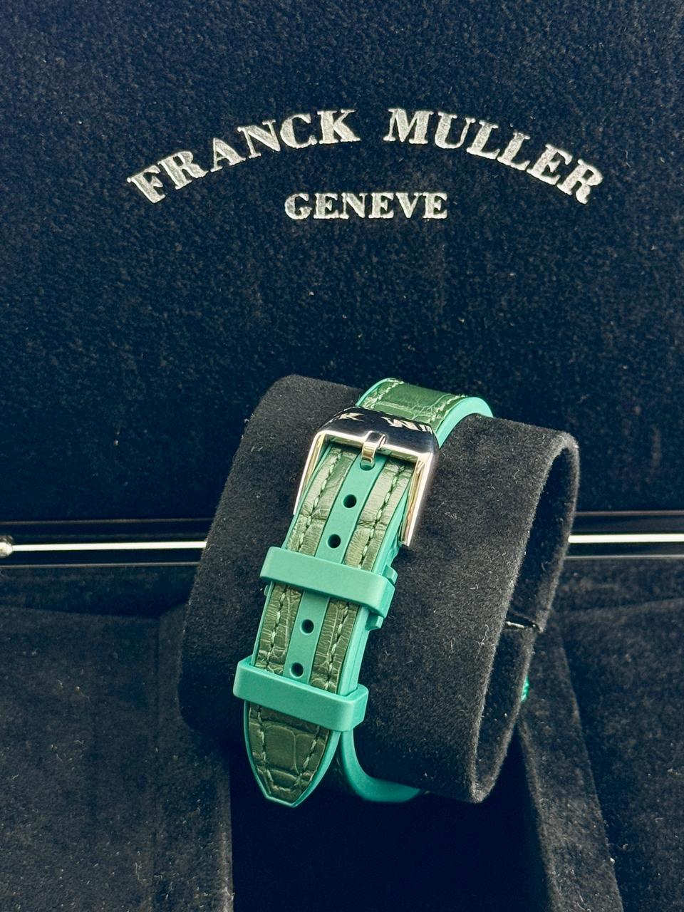 Franck Muller Vanguard 32mm Green Diamond afterset