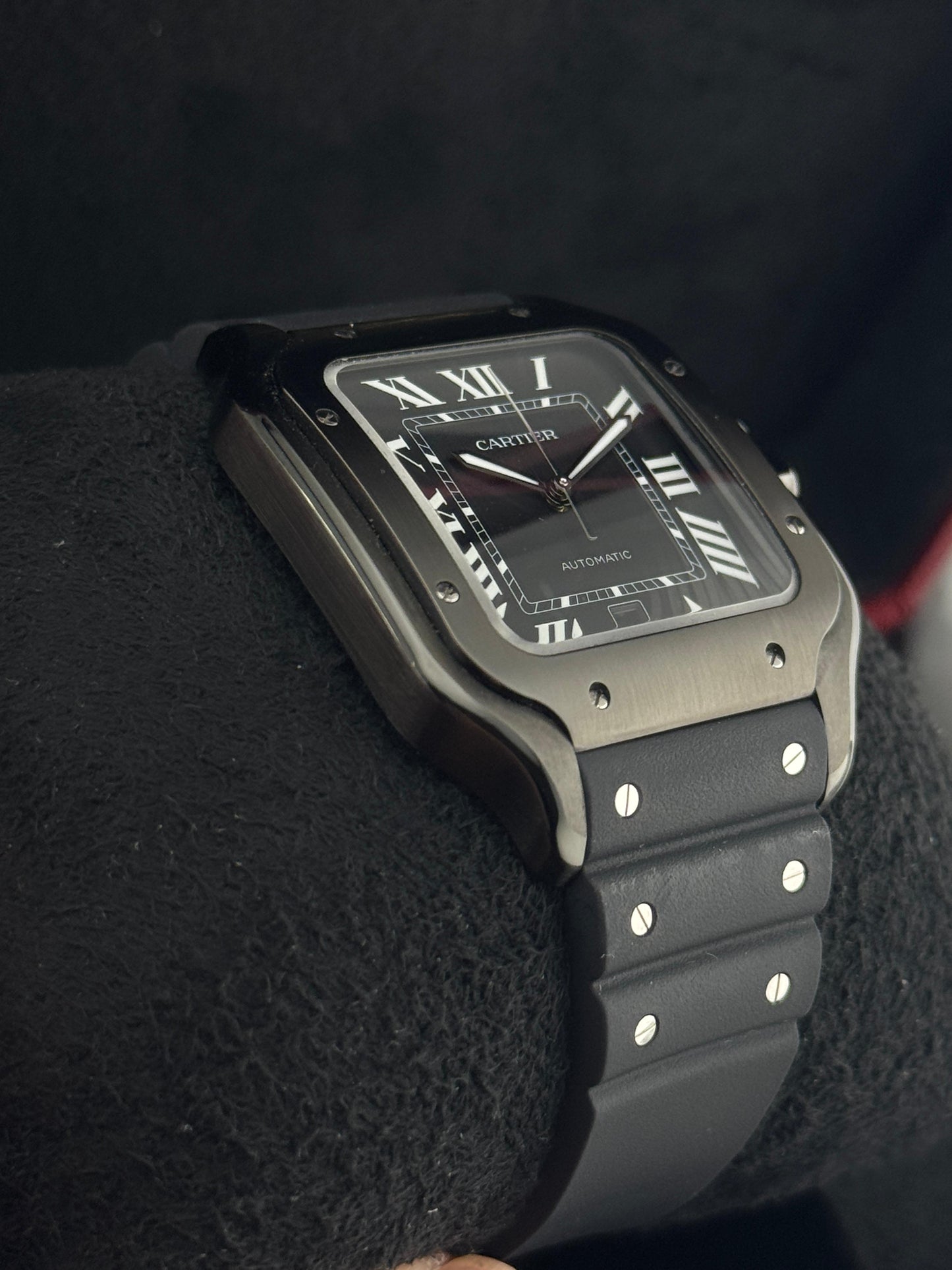 Cartier Santos De Cartier Large Steel ADLC Black 2025