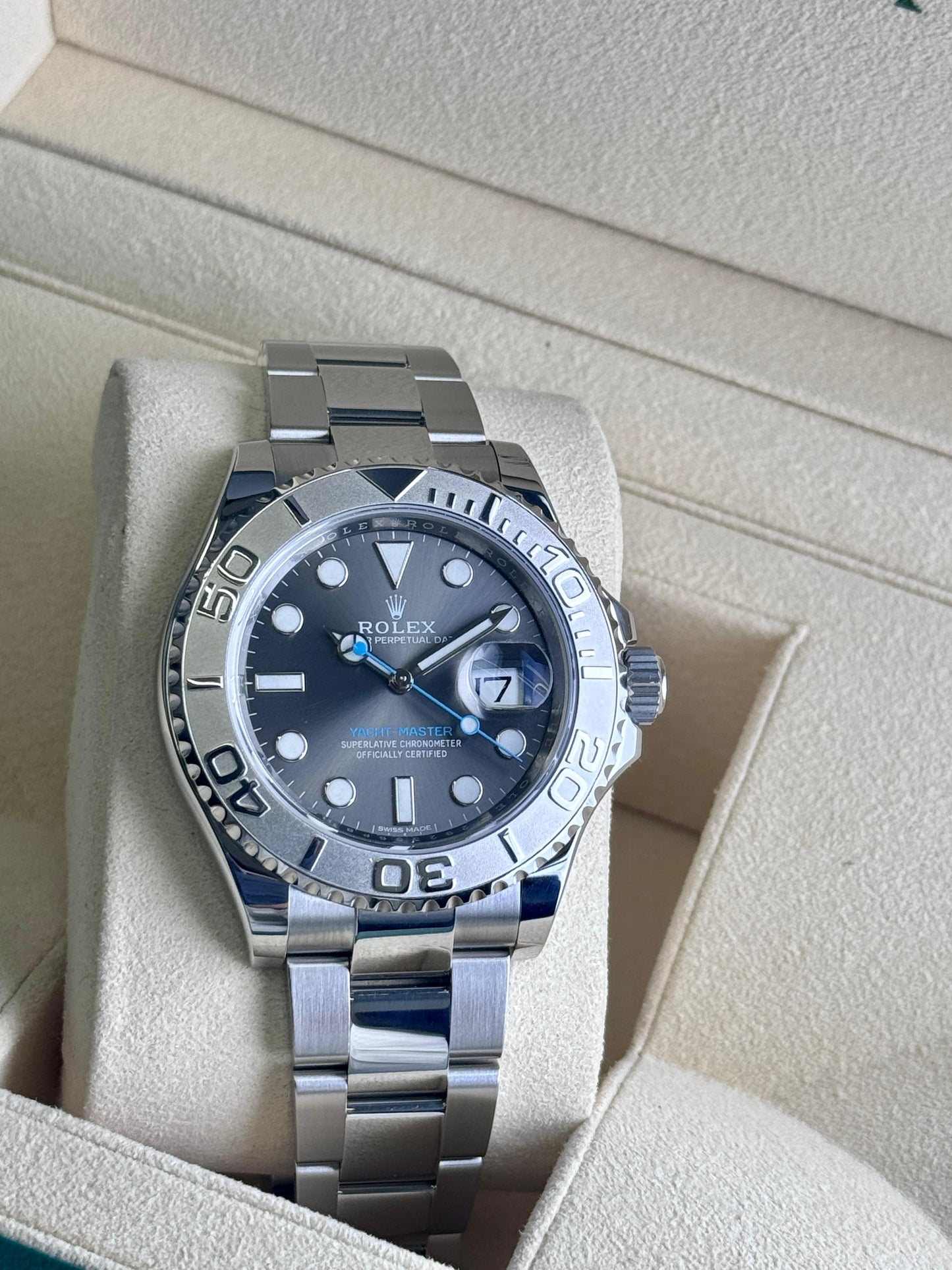 Rolex Yacht-Master 40mm Rhodium Dial 2024