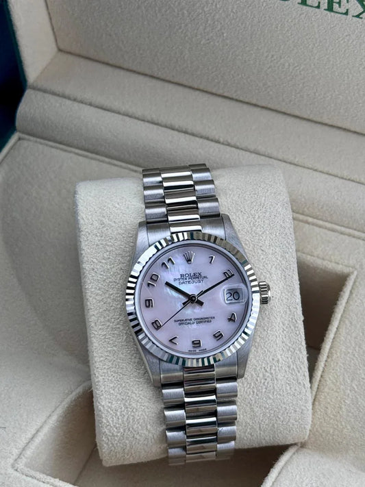 Rolex Datejust 31mm WhiteGold Mother Of Pearl dial - HOURLY
