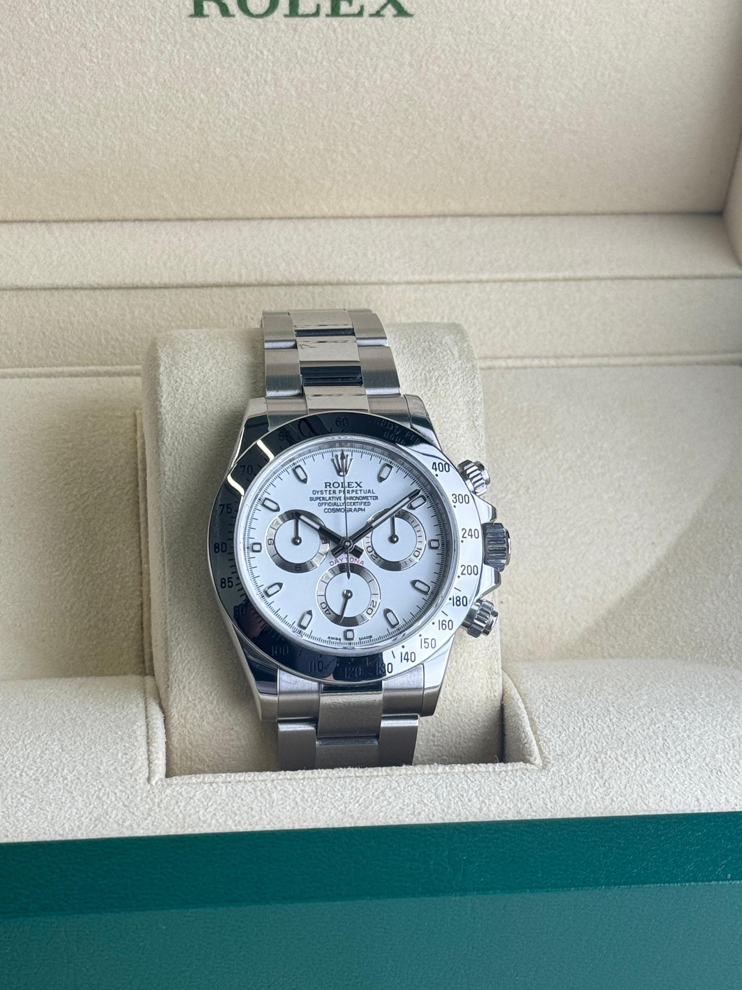 Rolex Cosmograph Daytona 40MM Ref:116520 stainless steel 2015