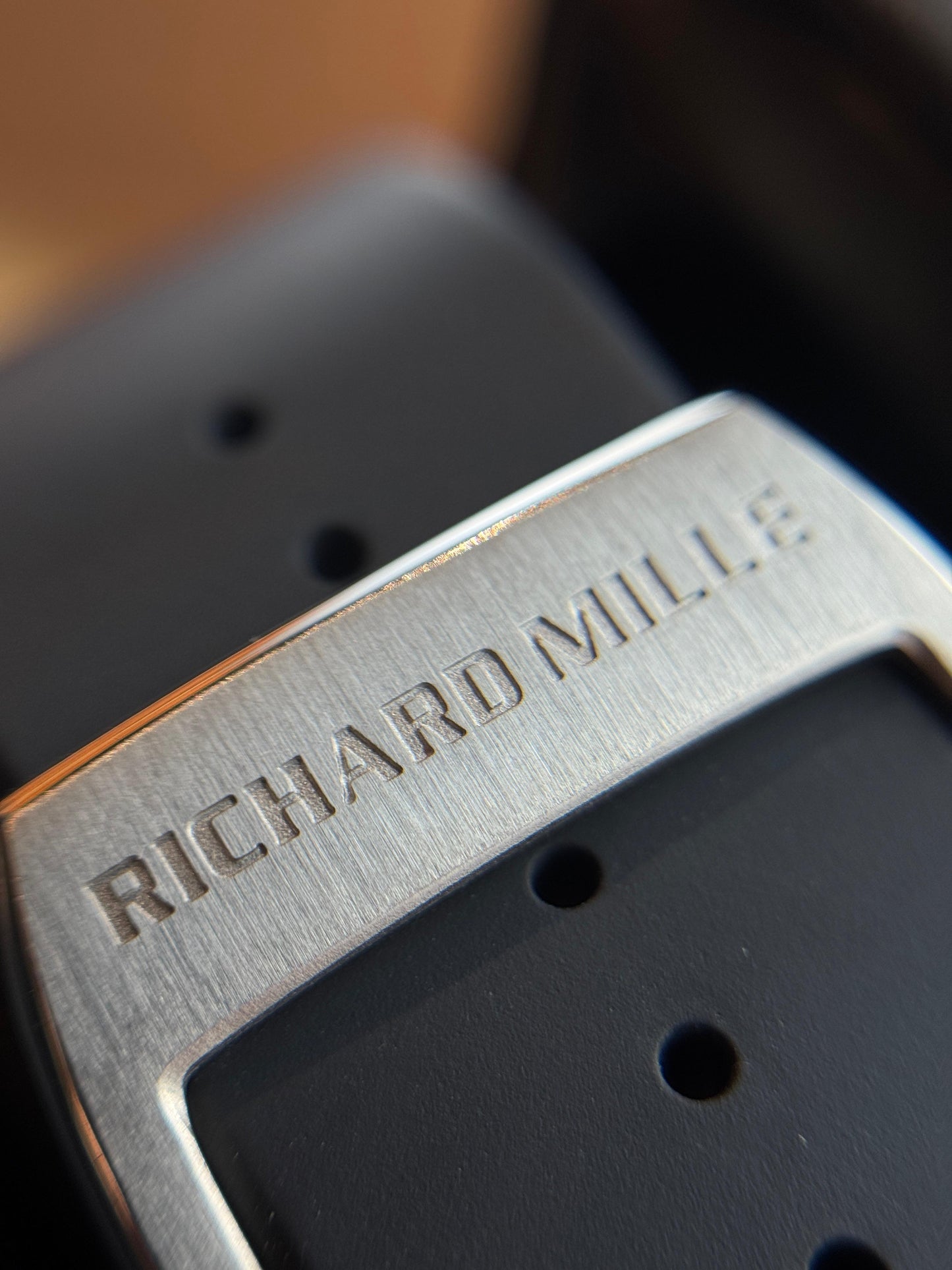 Richard Mille Black Dial 45mm Titanium Diamond Bezel 2016