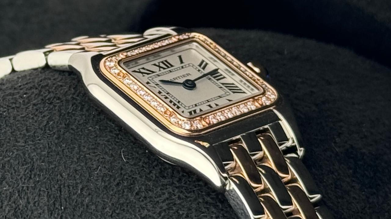 Cartier De Panthere Steel/RoseGold diamond Bezel Small Unworn 2024