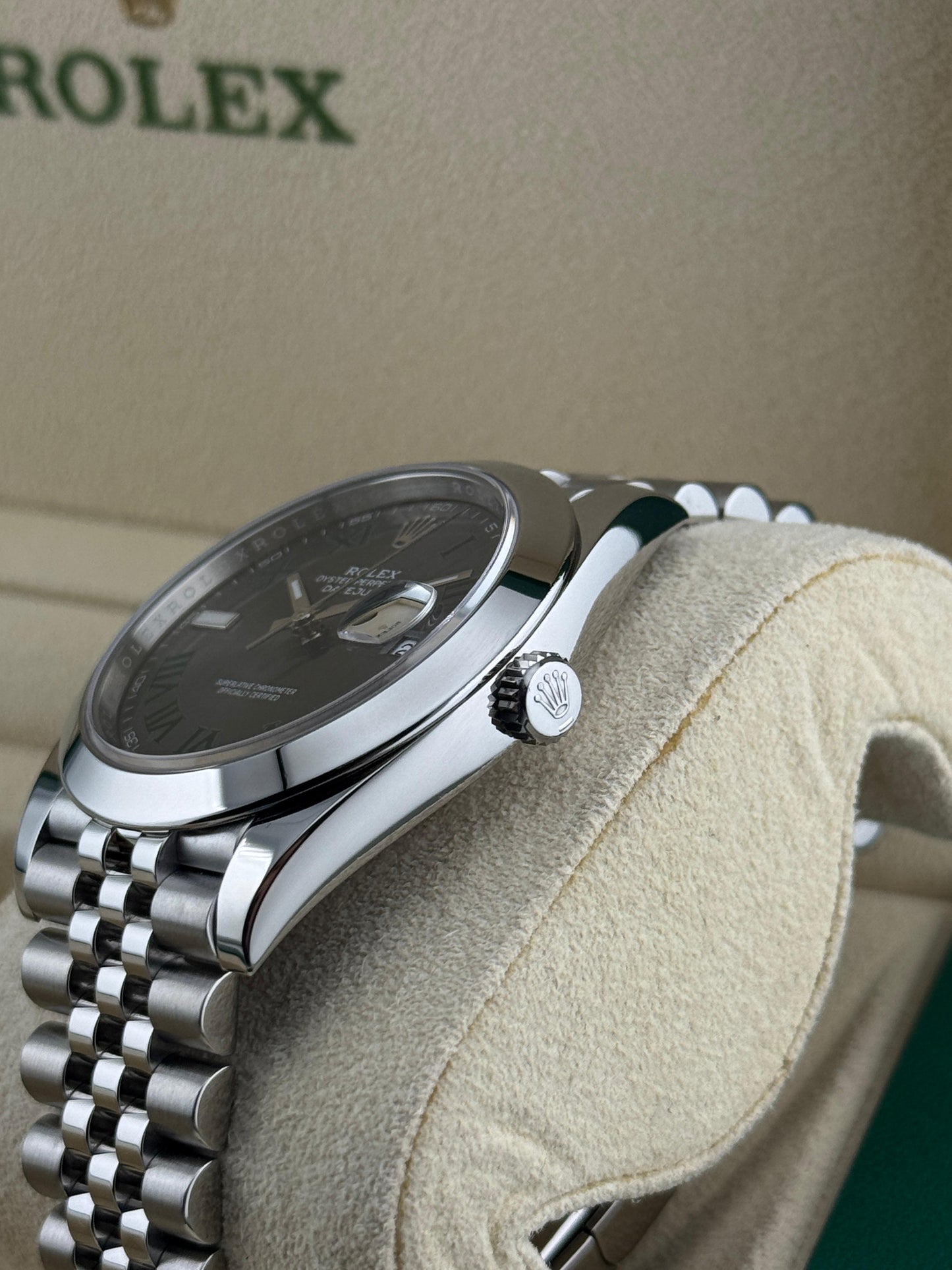 Rolex Datejust 41mm Wimbledon Stainless Steel Jubilee 2018