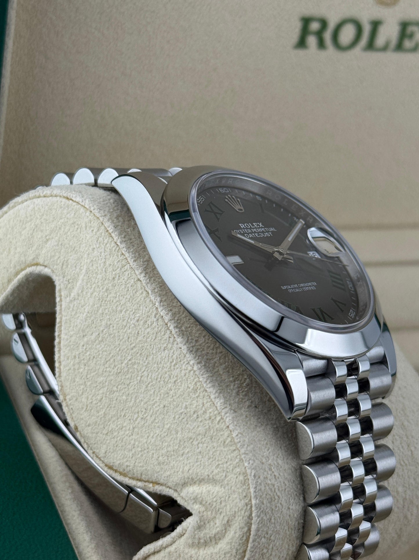 Rolex Datejust 41mm Wimbledon Stainless Steel Jubilee 2018