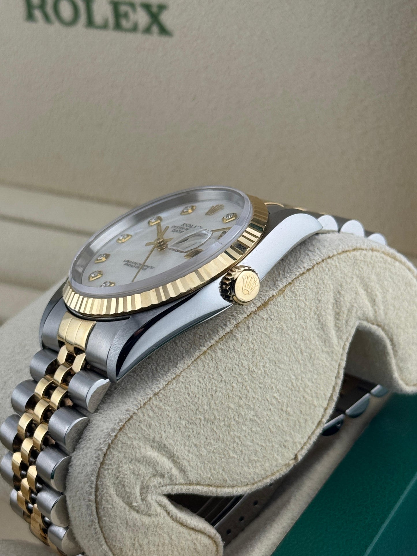 Rolex Datejust 36 Custom MOP Diamond Dial