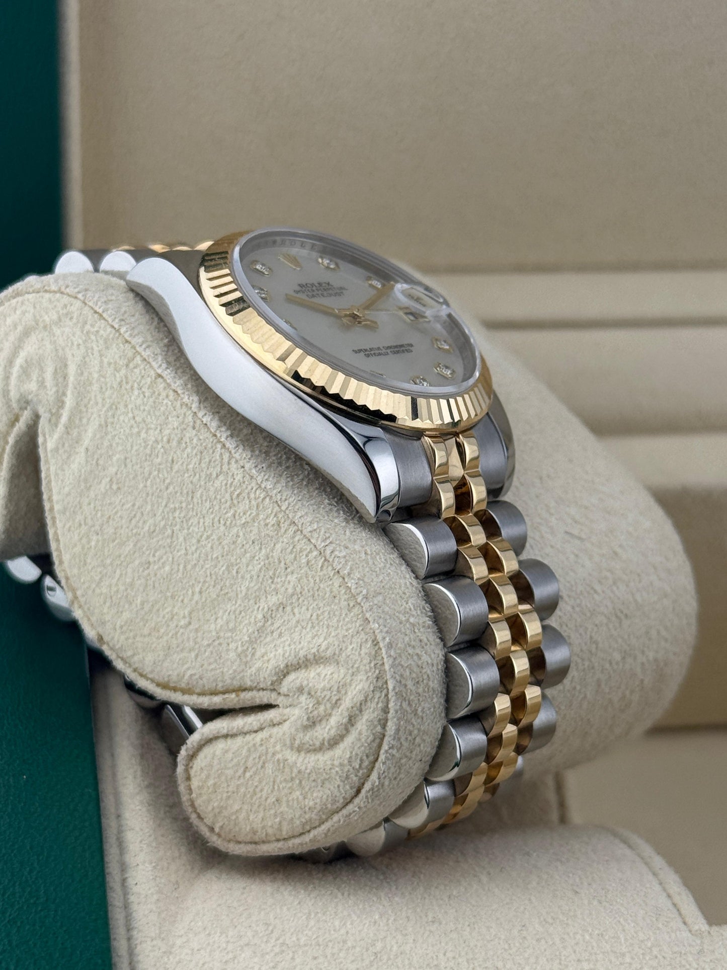 Rolex Datejust 31mm Steel & Gold Mother of Pearl Dial