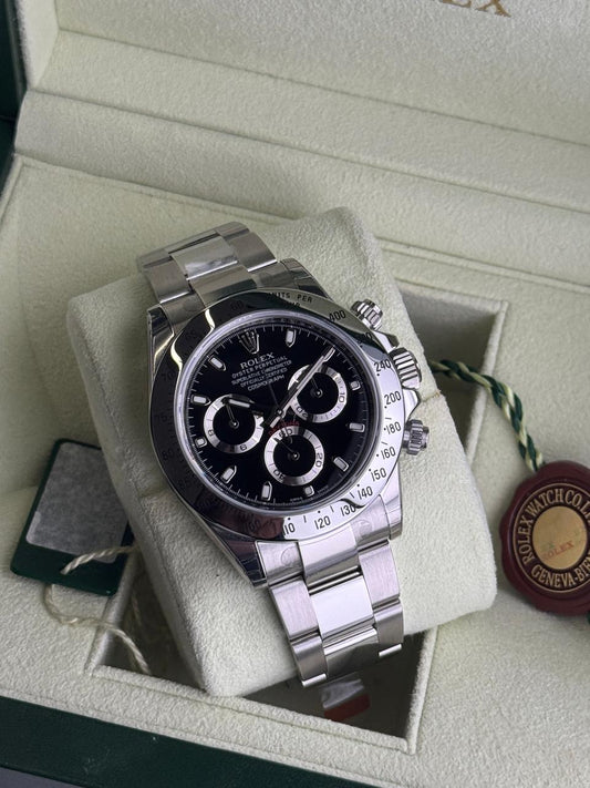 Rolex Cosmograph Daytona Stainless Steel Black Dial Unworn 2011