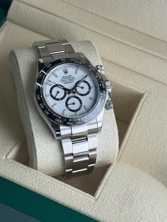 Rolex Cosmograph Daytona 40mm White Dial Panda 2024