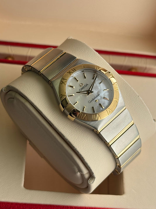 Omega Constellation 28mm Steel & YellowGold 2011