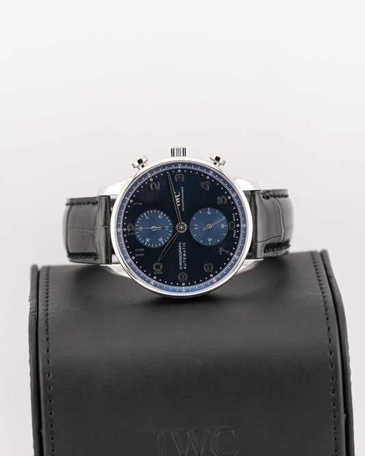 IWC Portugieser Chronograph 41mm Blue Dial IW371606