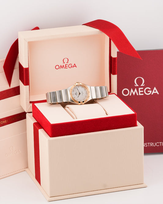 Omega Constellation 28mm Steel & YellowGold Mother Of Pearl 2022
