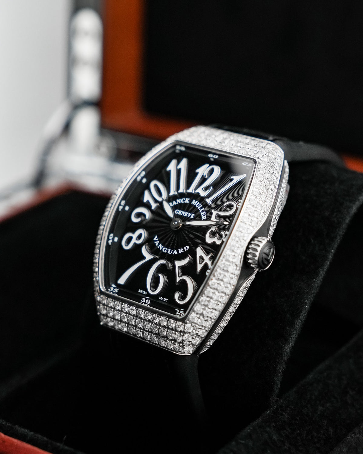 Franck Muller Vanguard 32mm Black Diamond afterset - HOURLY