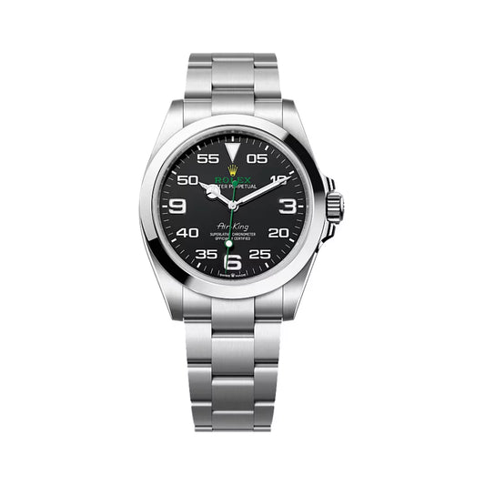 Rolex Air King 40mm Black Dial Smooth Bezel 2023 - HOURLY 