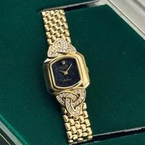 Rolex Cellini Yellow Gold Diamond Black Dial