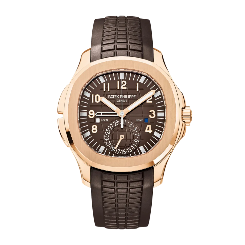 Patek Philippe Aquanaut Travel Time 40mm Rose Gold Brown Dial 2021
