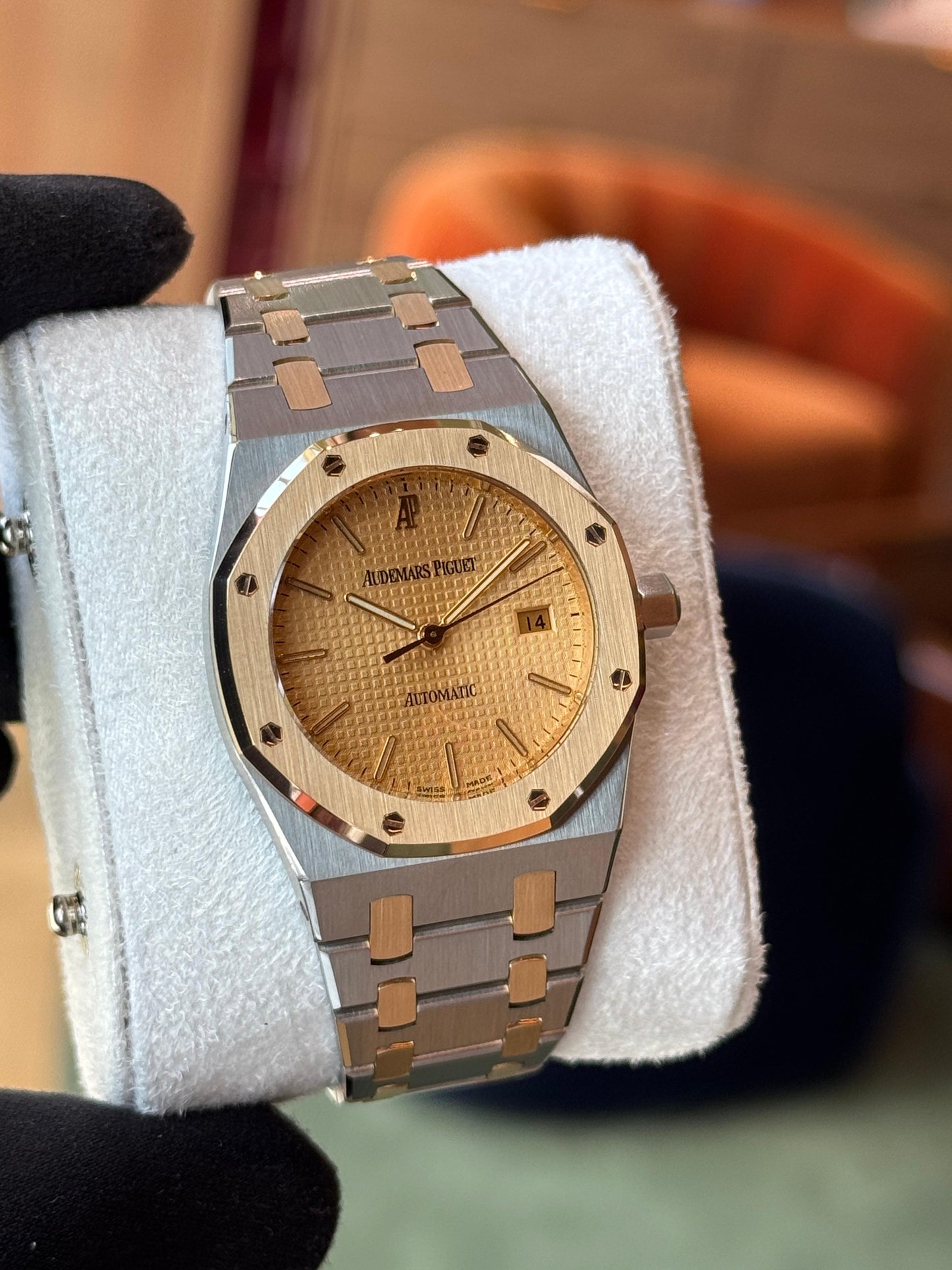 Audemars Piguet Royal Oak 36mm Steel&Yellow Gold Champagne Dial