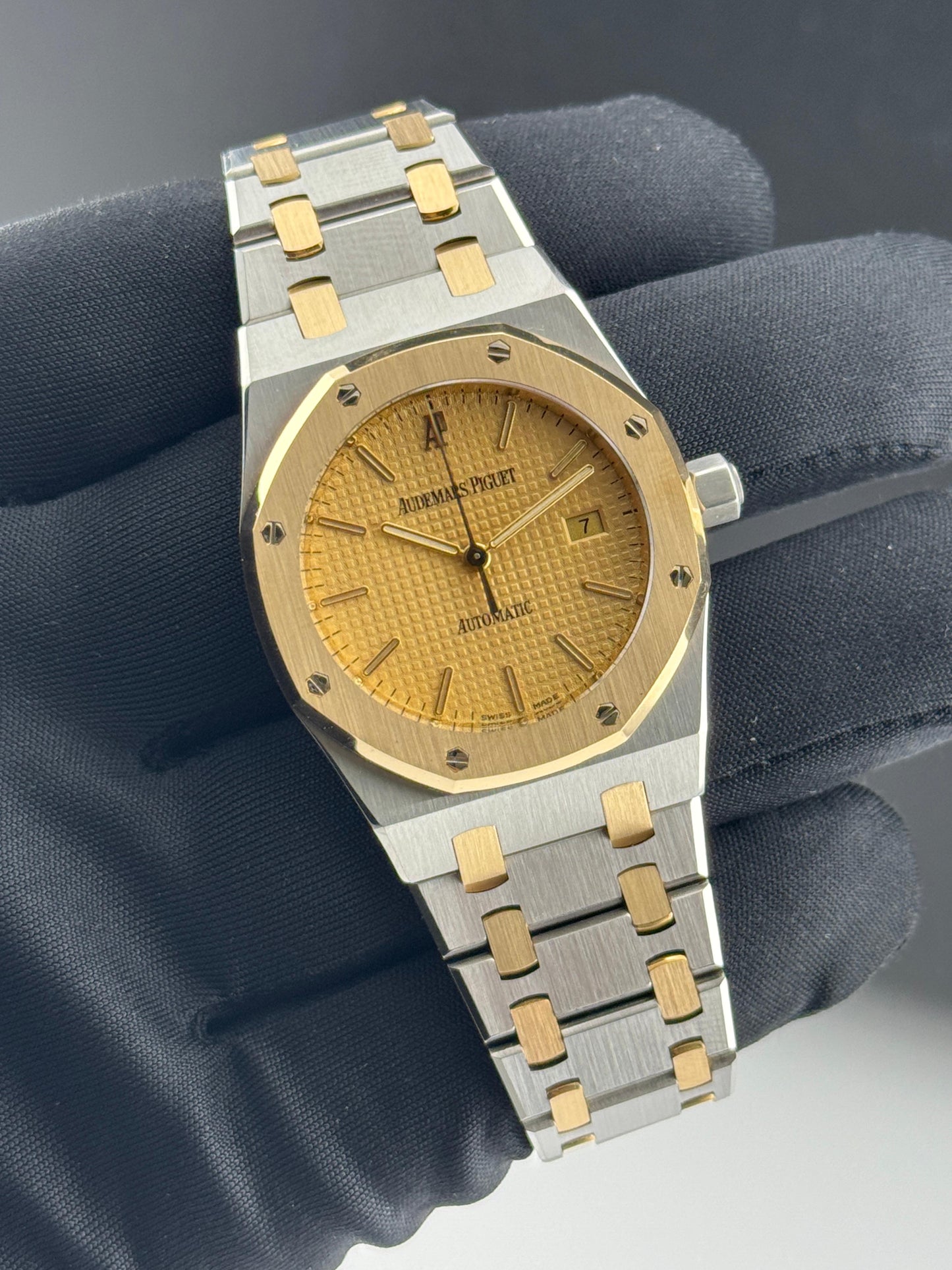 Audemars Piguet Royal Oak 36mm Steel&Yellow Gold Champagne Dial